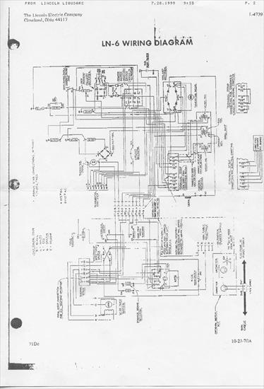  Spawarki - schematy itp - Schemat Spawarki Lincoln LN-6.JPG