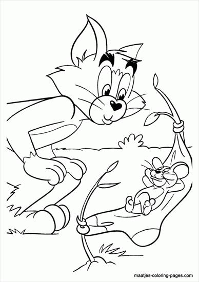 Kolorowanki bajkowe - Tom Jerry -  chomik kolorowanki_ 43.GIF