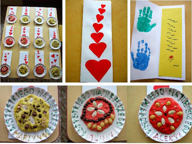 papierowe talerzyki - prezenty dla Dziadków 3-latki agunja.jpg